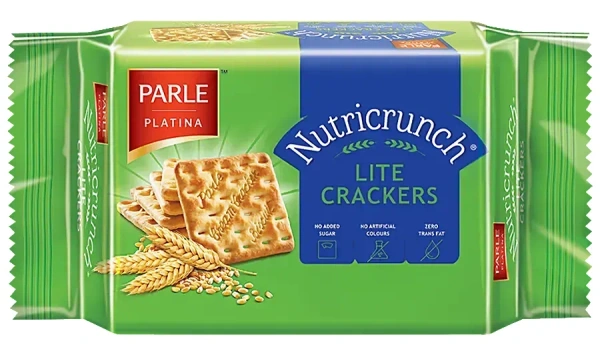 Parle Platina Nutricrunch Lite Cracker Sugar Free Biscuits 100g