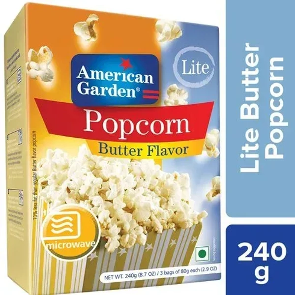 American Garden Popcorn Natural, 240g