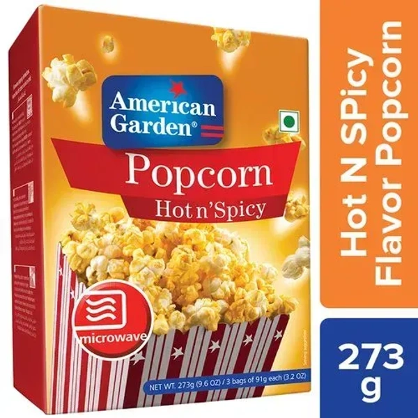 American Garden Popcorn Hot N Spicy, 273g