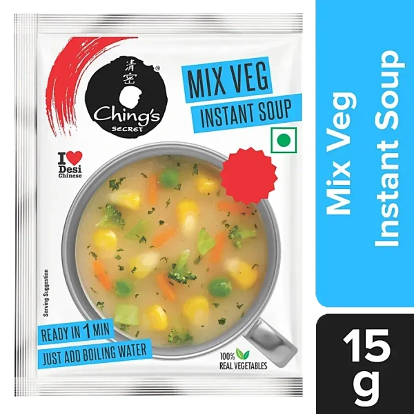 Ching's Secret Instant Soup Mix Veg Packet, 15g