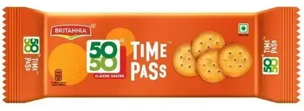 Britannia 50 50 Classic Salted Time Pass, 78g
