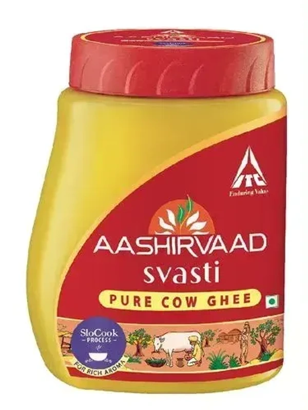 Aashirvaad Svasti Purecow Ghee Pet Jar, 500ml