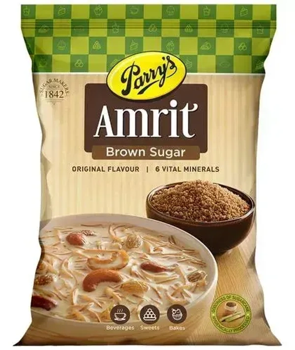 Parry's Amrit - Brown Sugar/Sakkare, 500g