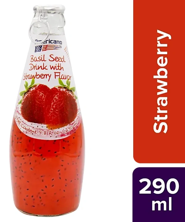 American Delight Basil Drink Strawberry 290ml