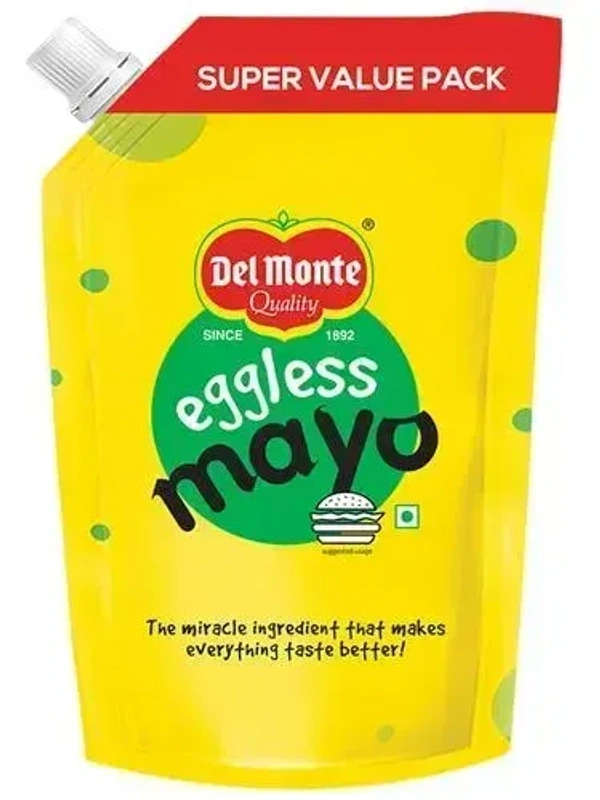 Del Monte Quality Eggless Mayo Spout Pack, 900g