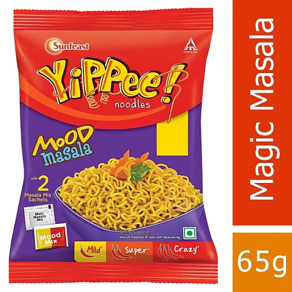 Sunfeast Yippee Noodles Mood Masasla Pouch, 70g