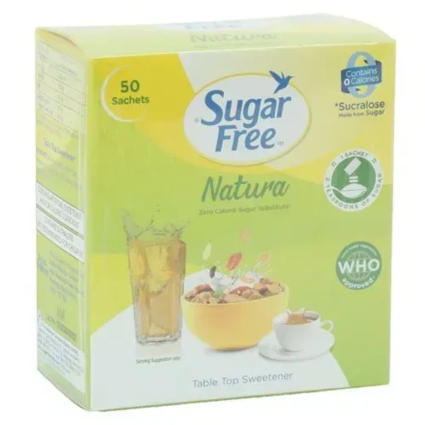 Sugar Free Natura Sachet (50 Sachets), 50 pcs
