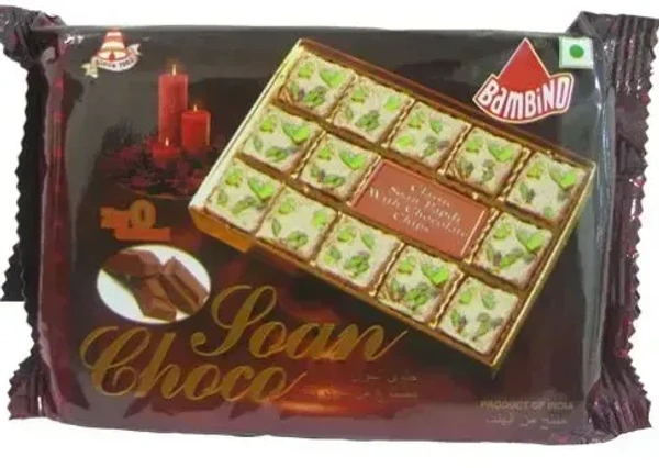 Bambino Soan Chocolate Papdi (Zero Cholesterol), 100g