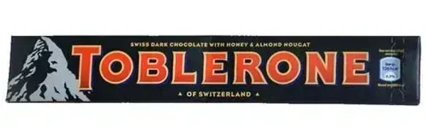 Toblerone Swiss Dark Chocolate Honey& Almond Nougat, 100g