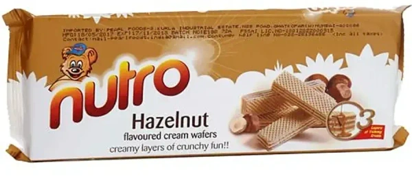 Nutro Hazelnut Creams Wafers, 75g