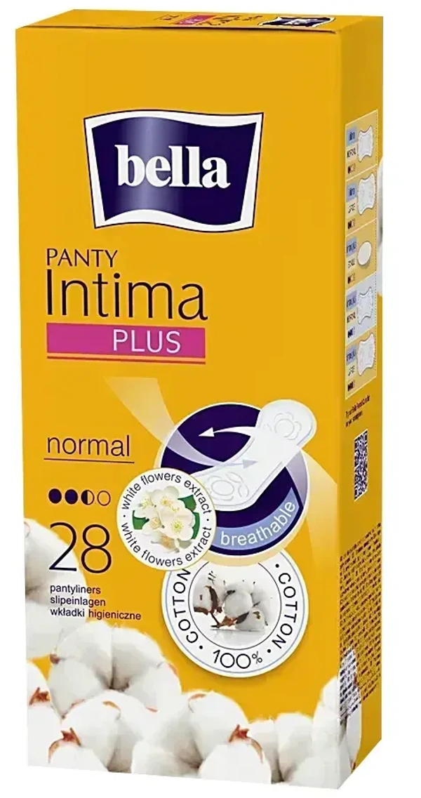 Bella Panty Intima Plus Ultrathin Panty Liners Normal, 28 pcs