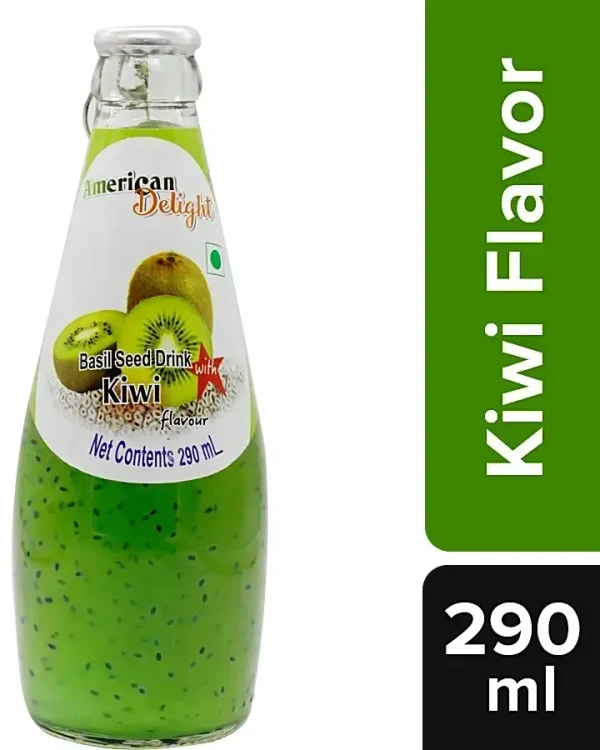 American Delight Basil Drink - Kiwi Flavored, 290ml