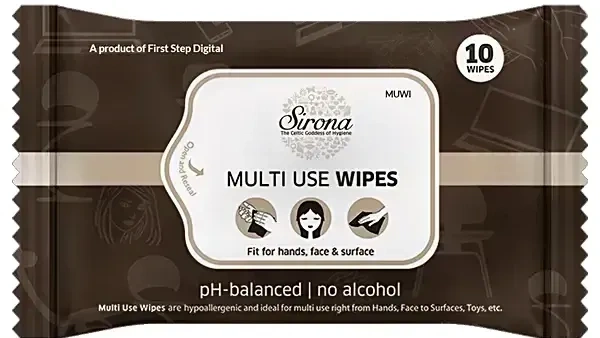 Sirona Multi Use Wet Wipes (10 Pc), 10 wipes