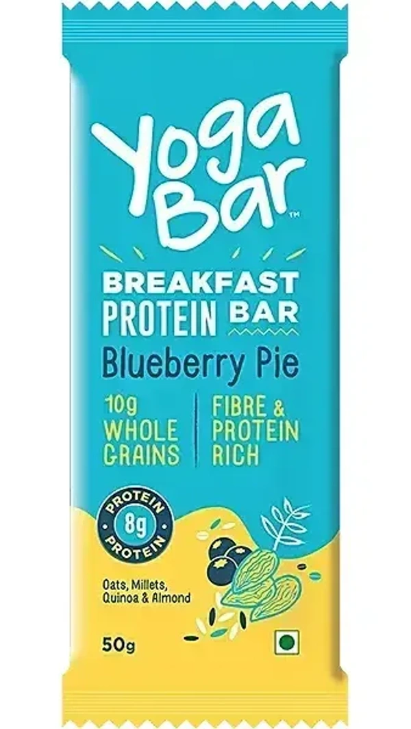 Yoga Bar Breakfast Protein Bar Blueberry Pie, 50g