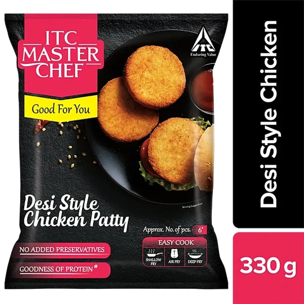 ITC Master Chef Chicken Patty Desi Style, 330g