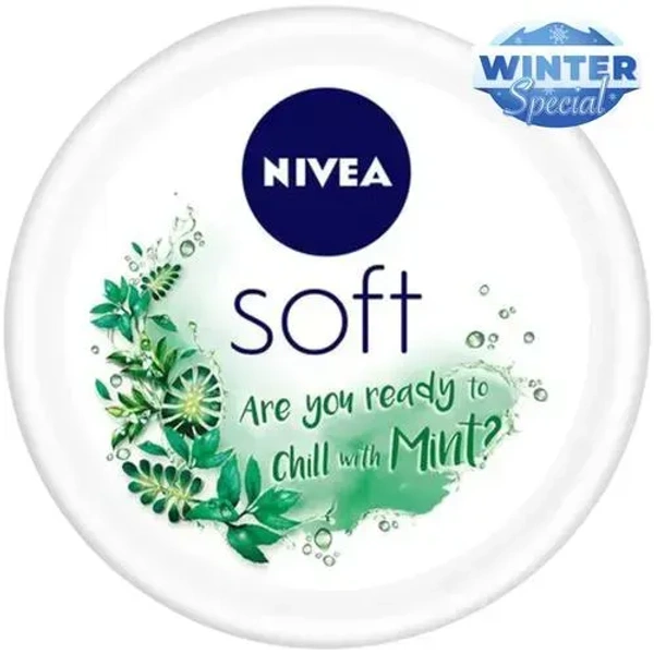 Nivea Soft Moisturiser Mint, 50ml