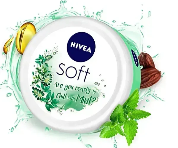 Nivea Soft Moisturiser Mint, 50ml