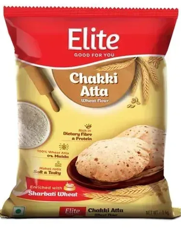 Elite Whole Wheat Atta, 1 kg