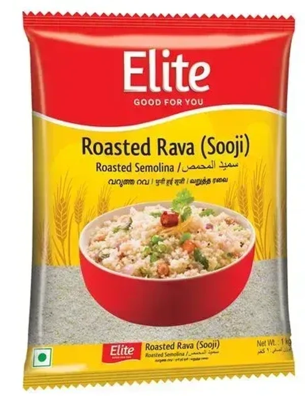 Elite Roasted Rava (Sooji), 1 kg
