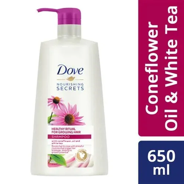 Dove Shampoo With Conefloweroil White Tea, 650ml