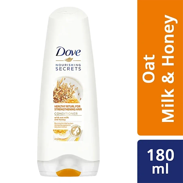 Dove Healthy Ritual For Strengthening Hair Conditioner - Oats, Milk & Honey, 180ml
