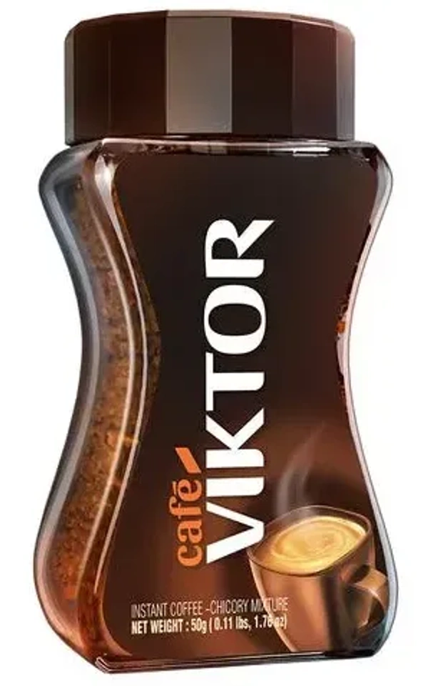 Cafe Viktor Instant Coffee, 50g Bottle