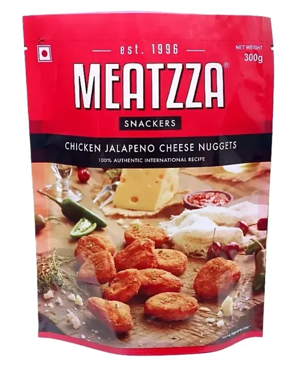 Meatzza Jalapeno Chicken Cheese Nuggets, 300g