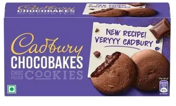 Cadbury Chocobakes Choc Filled Cookies, 150g