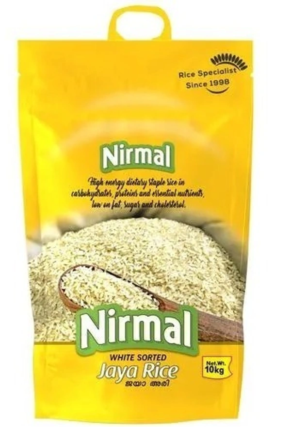 Nirmal White Sorted Jaya Rice, 10 kg