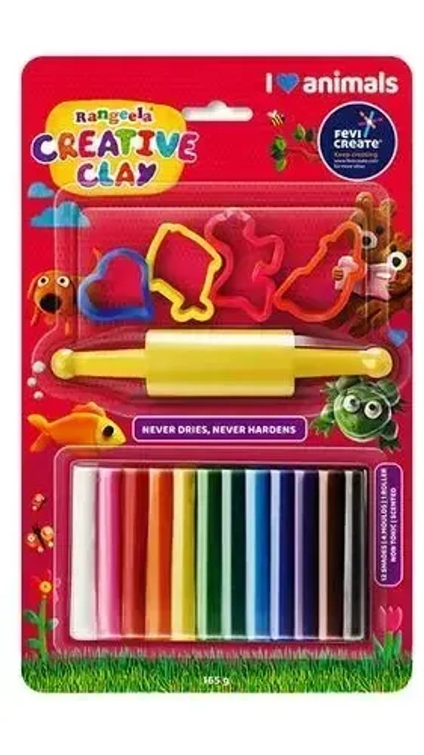 Pidilite Rangeela Creative Clay Bl Pk, 165g