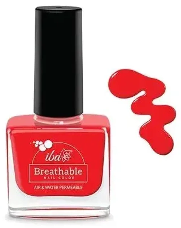 Iba Breathable Nail Color B11 Red Velvet, 9ml