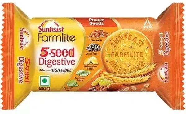 Sunfeast Farmlite Biscuits 5 Seed Digestive, 100g