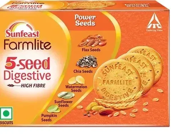 Sunfeast Farmlite Biscuits 5 Seed Digestive, 250g
