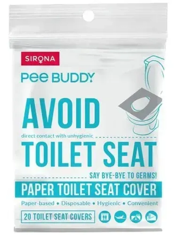 PeeBuddy Flushable Toilet Seat Covers, 20 pcs