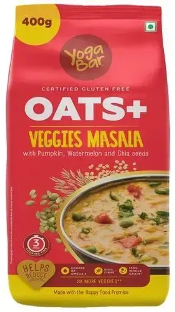 Yoga bar Super Oats Veggies Masala, 400g