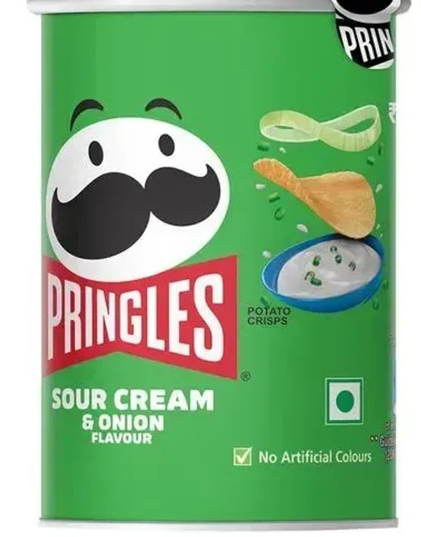 Pringles Potato Crisps Sour Cream& Onion Falvour, 36g