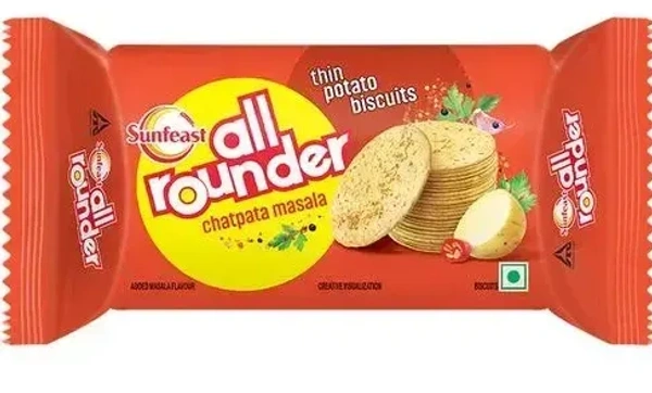 Sunfeast All Rounder Potato Biscuits Chatpata Masala Pack, 75g