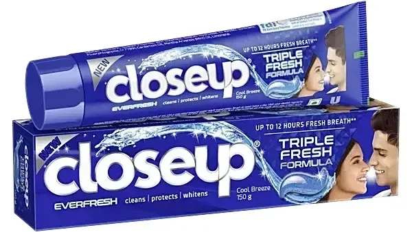 Closeup Toothpaste Everfresh Triple Fresh Formula Blue Cool Mint, 150g