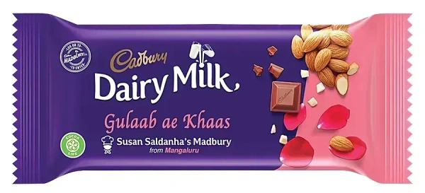Cadbury Dairy Milk Chocolate Bar Gulaab Ae Khaas, 36g