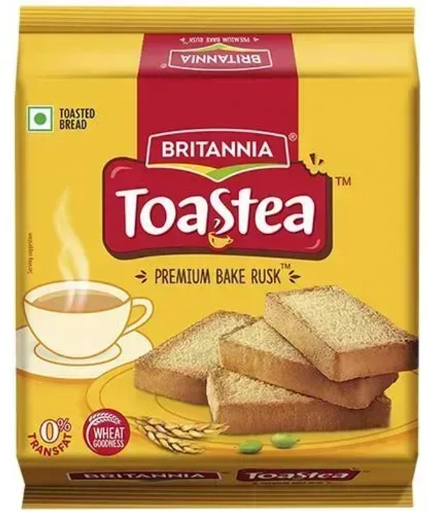 Britannia Toastea Premium Bake Rusk Pouch, 300g
