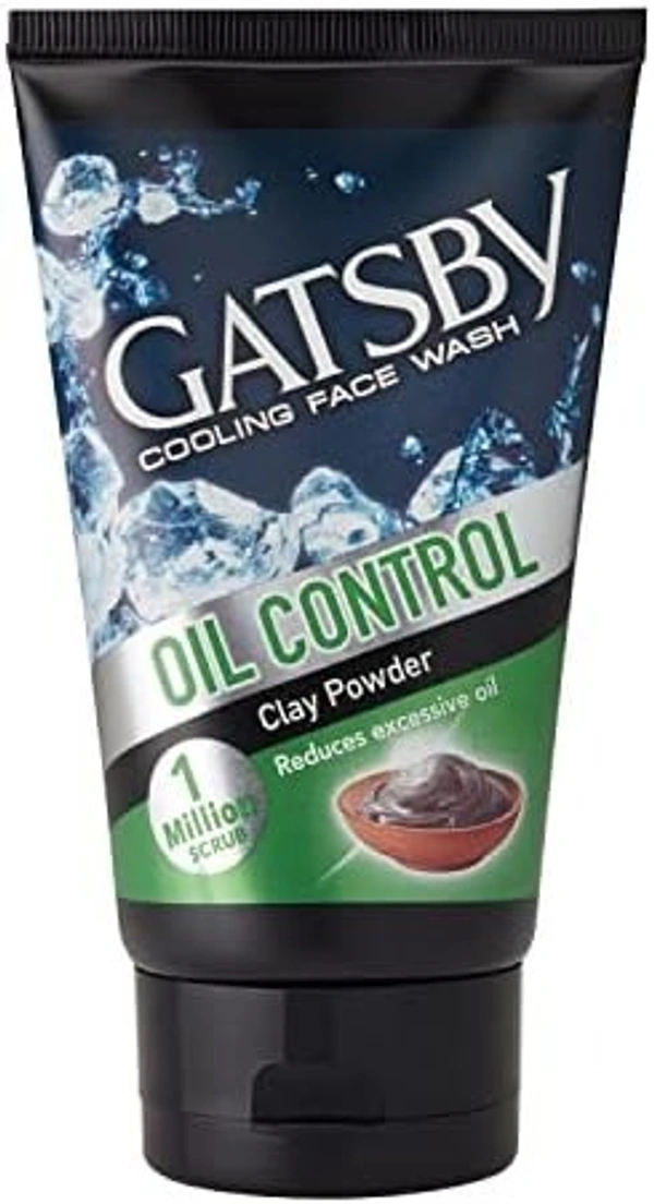 Gatsby Cooling Facewash Oil Control (Clay Powder), 50g