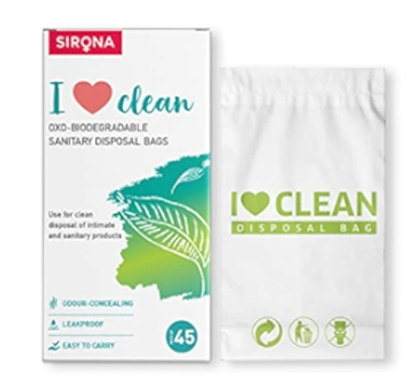 Sirona Sanitary and Diapers Disposal Bag (45 Bags), 45 bags