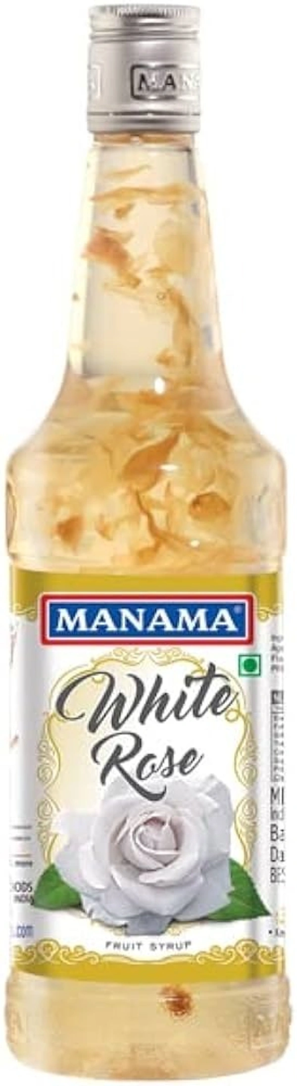 Manama White Rose Syrup, Mixer for Mocktails 750ml