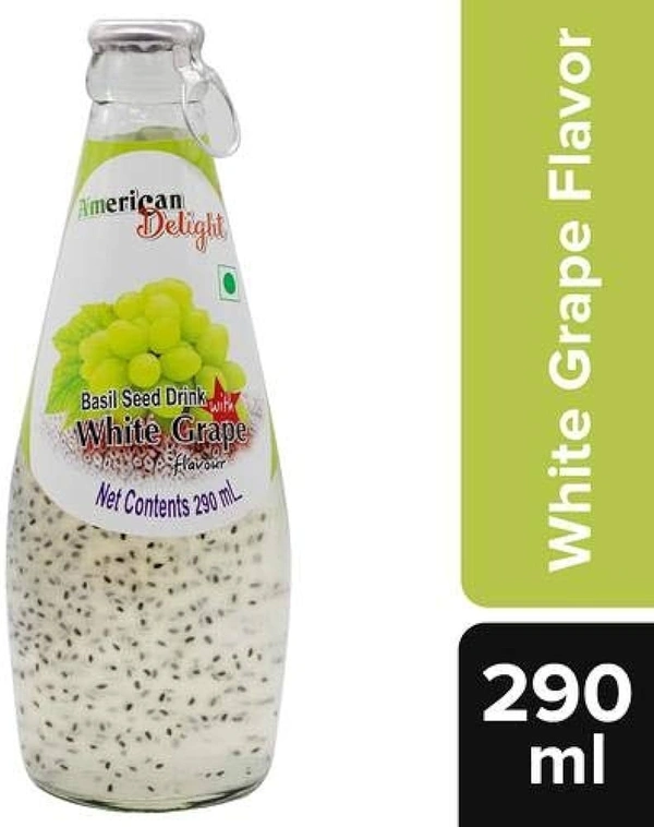 American Delight Basil Drink White Grape 290ml