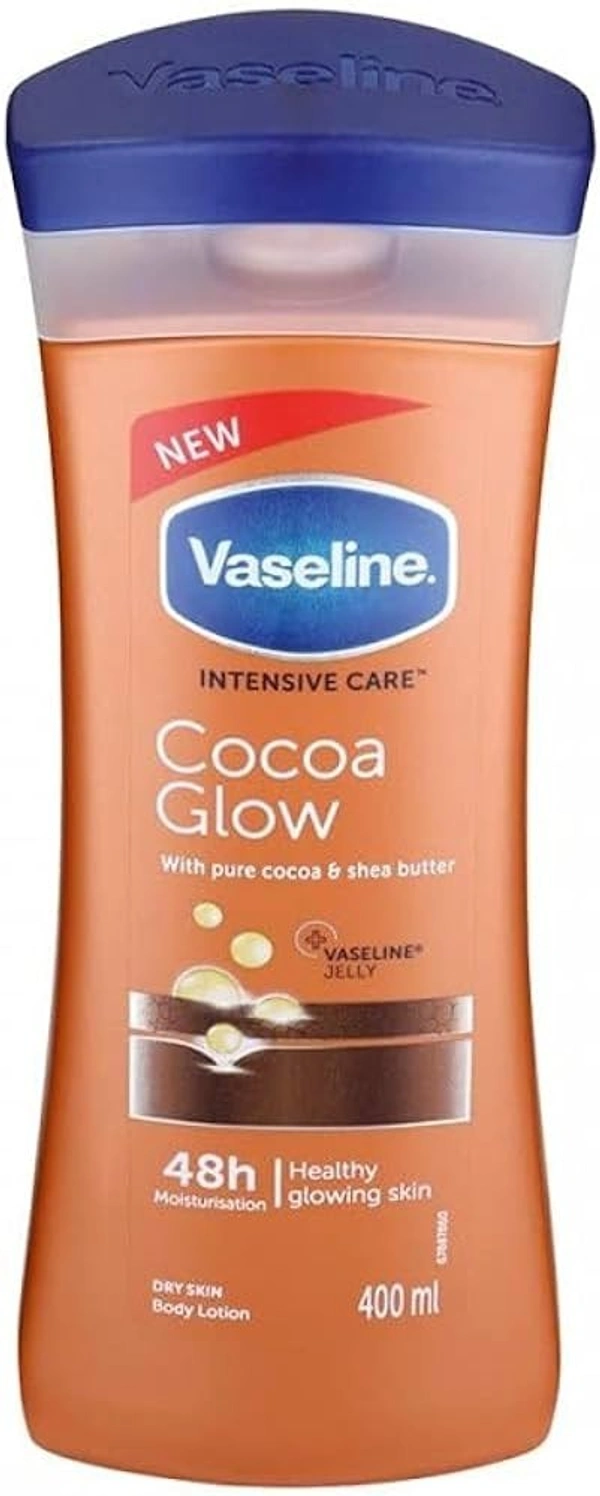 Vaseline Intensive Care Cocoa Glow Body Lotion Supreme, 400ml