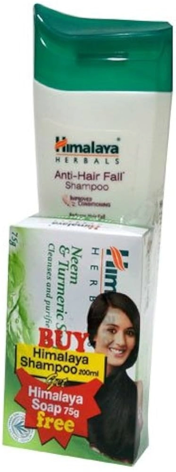 Himalaya Anti hair Fall Shampoo Free With Himalaya Soap, 200ml