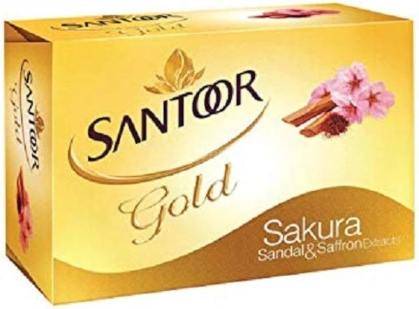 Santoor Gold Soap, 75g