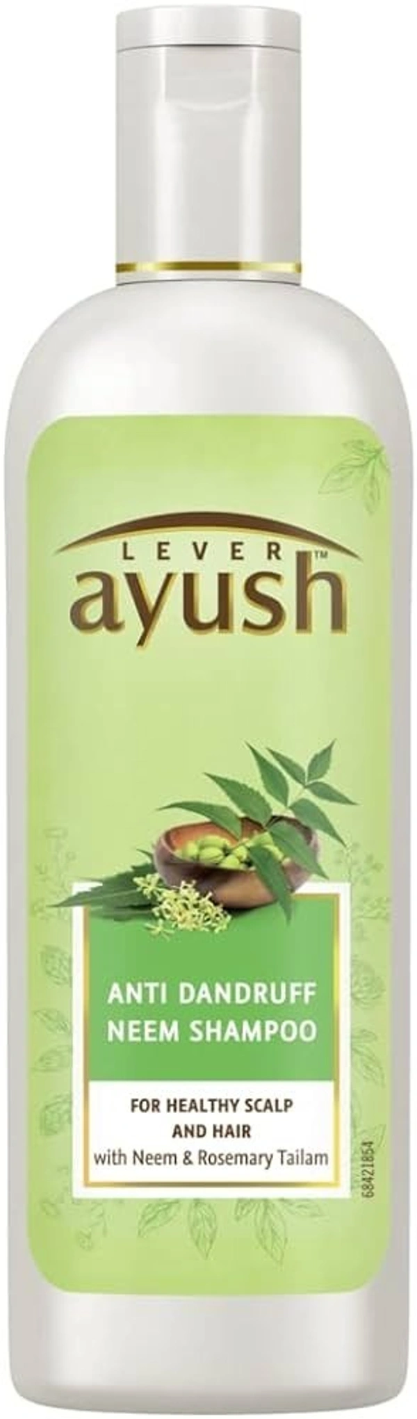 Lever Ayush Anti Dandruff Neem Shampoo, 175ml