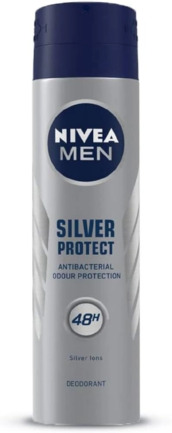 Nivea Men Deo Silver Protect Antibacterial Deodorant, 150ml