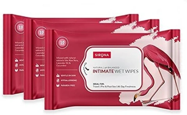 Sirona Intimate Wet Wipes (30 Wipes)